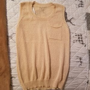 Apricot Sweater Tank
